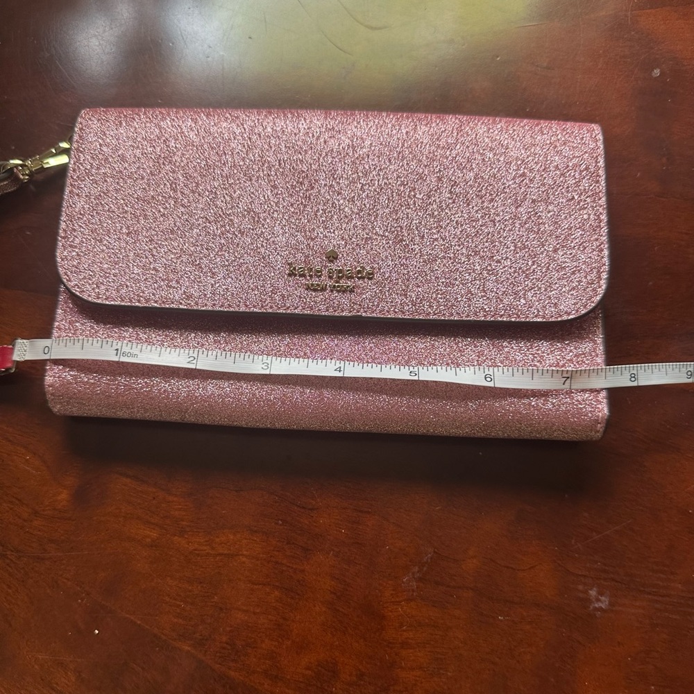 Kate Spade Pink Glitter Clutch - Picture 6 of 9
